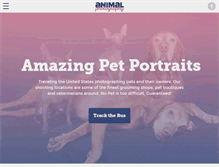 Tablet Screenshot of animalphotography.com